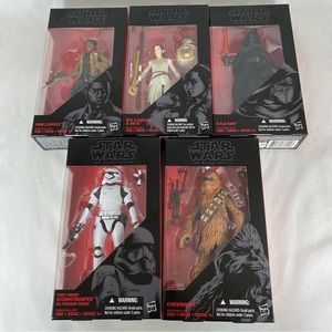 Hasbro Collectible Star Wars Force Awakens Episode-7,  6" (Set of 5)